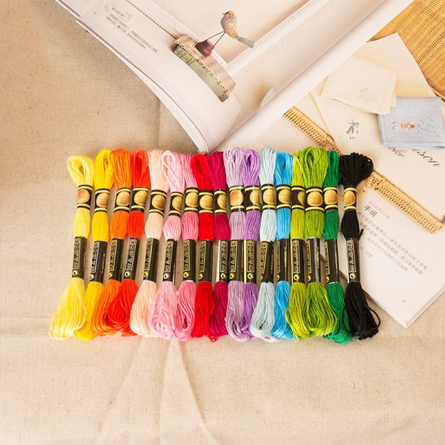 Dimxvean Stamped Cross Stitch Kits,Cross Stitch Kits for Adults Beginners,Embroidery Kits Full Range of Cross Stitch Stamped Kits Needlepoint Kits Cross Stitch Patterns-Lion Sunrise 16x20 inch