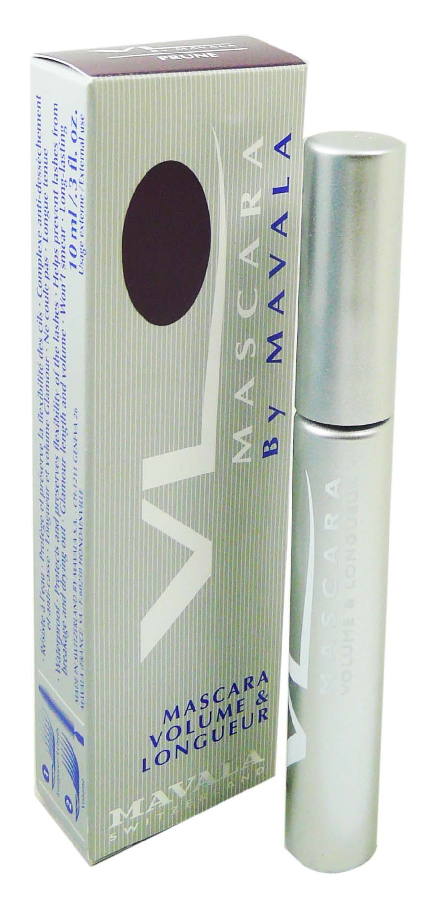 Mavala Mascara Volume & Length Waterproof, Plum, 0.32 Ounce