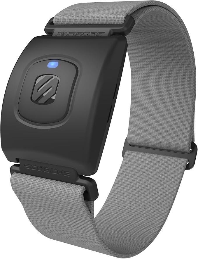 Scosche Rhythm+ 2.0 Heart Rate Monitor Armband for Running, Cycling, Exercise & Recovery with Bluetooth, ANT+, Optical Sen...