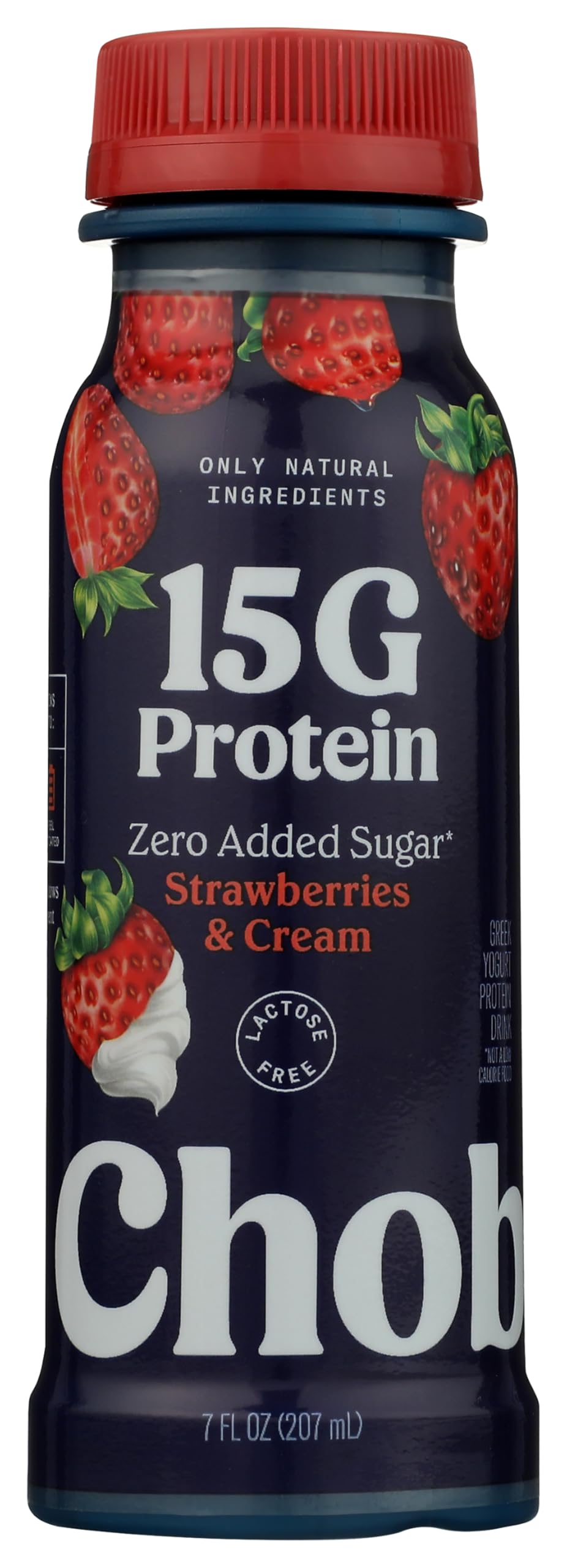 Chobani 15g Protein Lowfat Greek Yogurt Drink Strawberries & Cream 7 fl oz