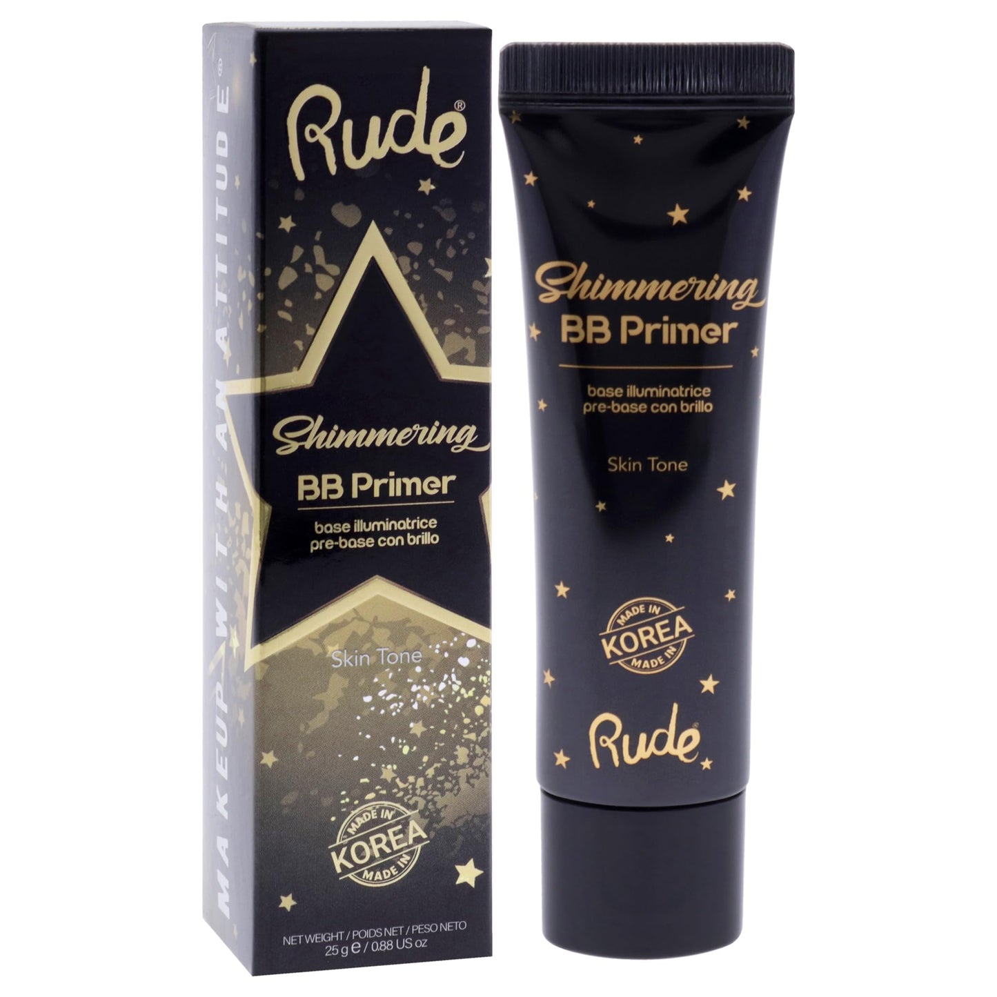 Shimmering BB Primer by Rude Cosmetics for Women - 0.88 oz Primer
