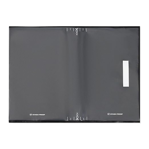 Vacuum Seal Bags 15" x 20" (50 Count) 5.5 Mil (Black and Clear) - BPA Free Commerical Grade Food Saver for Storage, Sous Vide, and Meal Prep Sealer Bag