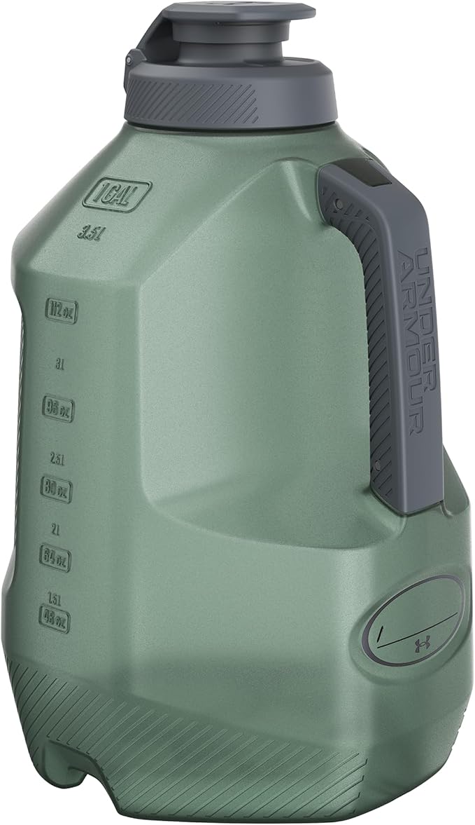 Under Armour 1 Gallon Water Bottle, Large Sports Jug, Durable, Gym Water Bottles for Men and Women, Football, Basketball