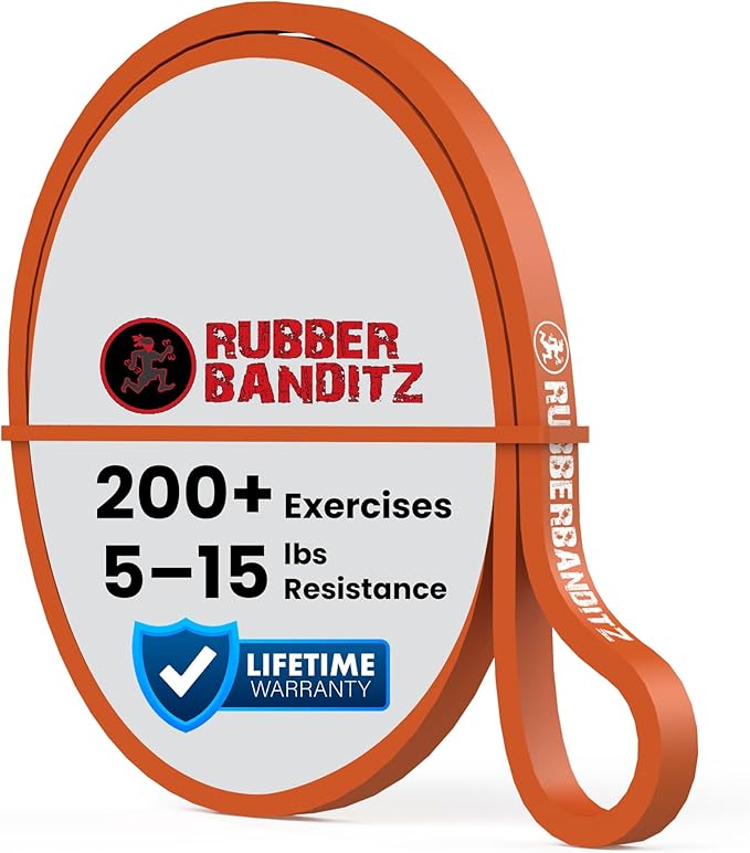 Rubberbanditz Pull Up Assist Resistance Bands Heavy Duty Loop Exercise Workout Bands for Powerlifting, Mobility, and Stret...
