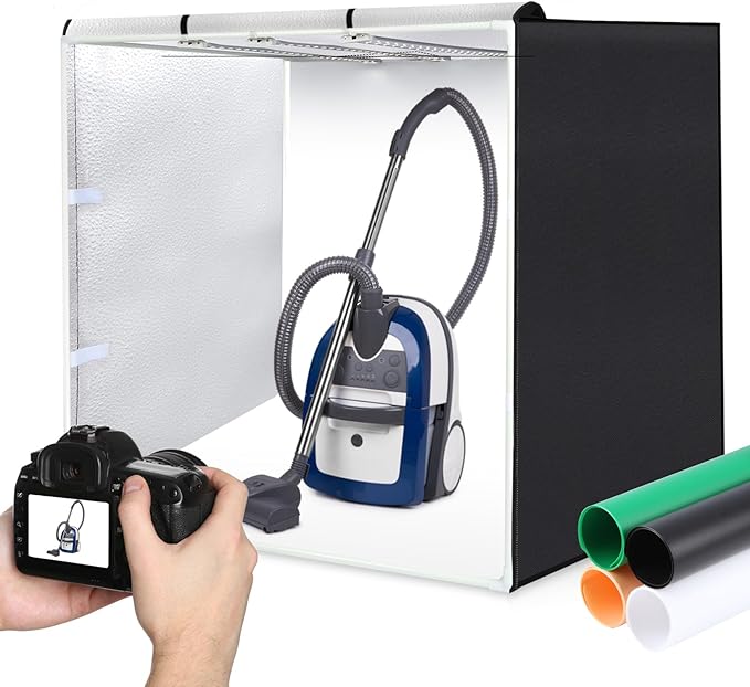 Photo Studio Light Box, PULUZ 80cm/32 inch Portable Lightbox Photo Shooting Tent Folding Photography Lighting Kit with 126...