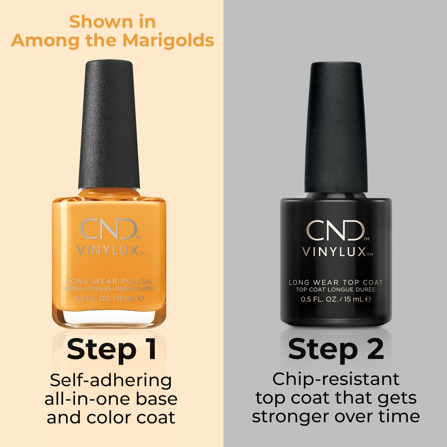 CND Vinylux Longwear Yellow Nail Polish, Gel-like Shine & Chip Resistant Color, 0.5 Fl Oz