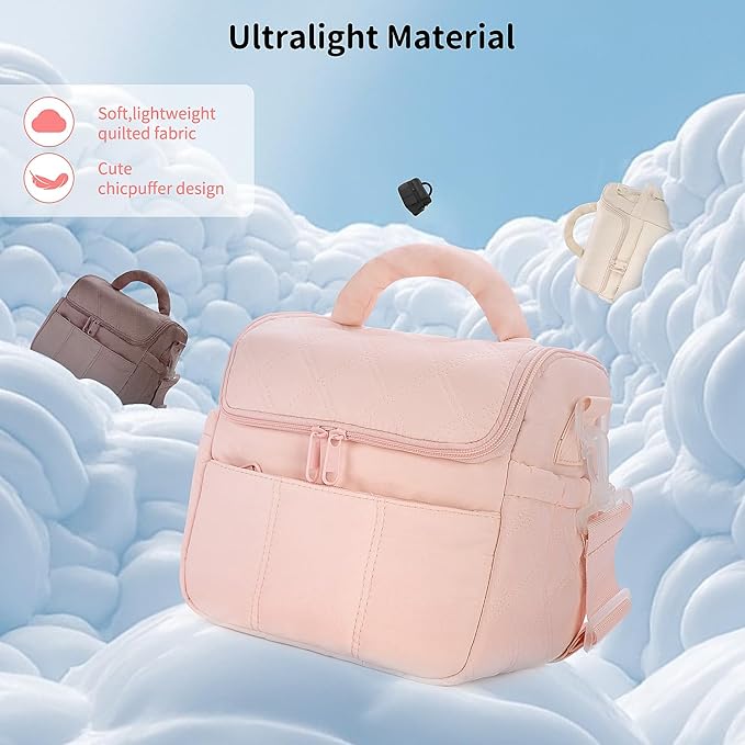 Lunch Bag Women (Pink, Medium(normal))