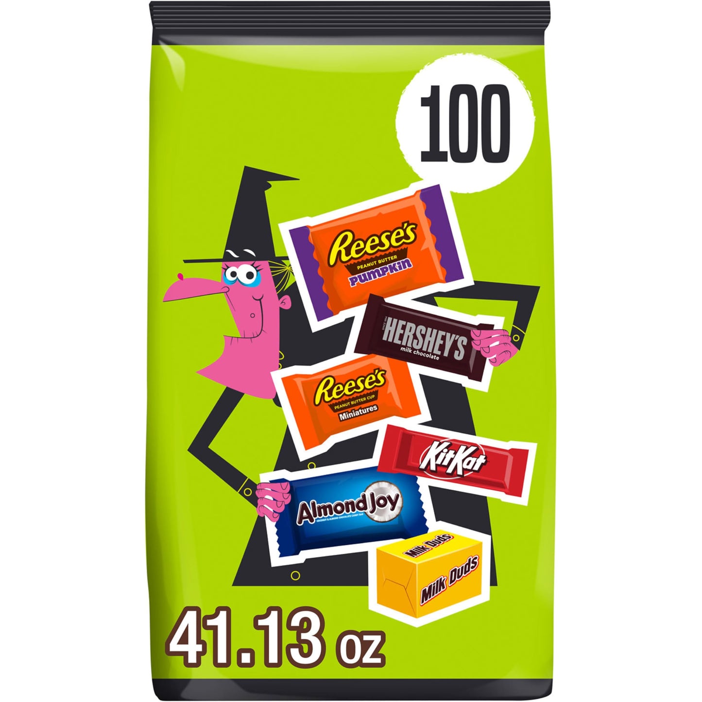 HERSHEYS Assorted Flavored  Halloween Candy Bulk Bag  41.13 oz (100 Pieces)
