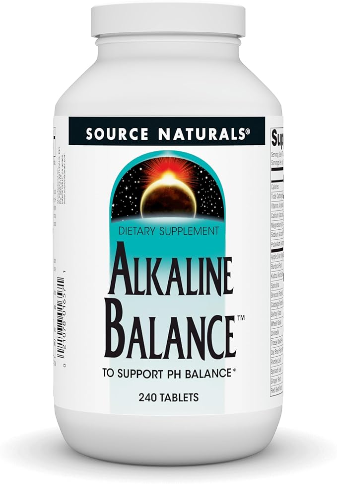 Source Naturals Alkaline Balance to Support PH Balance* - 240 Tablets