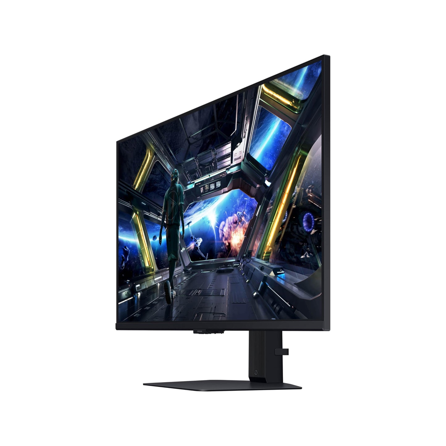 Samsung 32” Odyssey G7 (G70D) 4K UHD IPS 144Hz 1ms(GtG) Smart Gaming Monitor, G-Sync Compatible, AMD Freesync Premium, Vivid Colors, Adjustable Stand, Black Equalizer, LS32DG702ENXZA