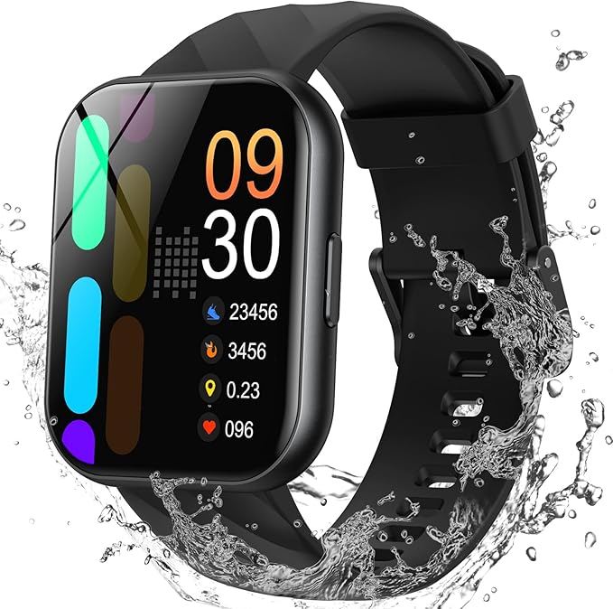 Parsonver Smart Watch, 5ATM Waterproof Watch for Swimming, Fitness Activity Tracker with 110+ Sports Modes, Heart Rate/Sle...