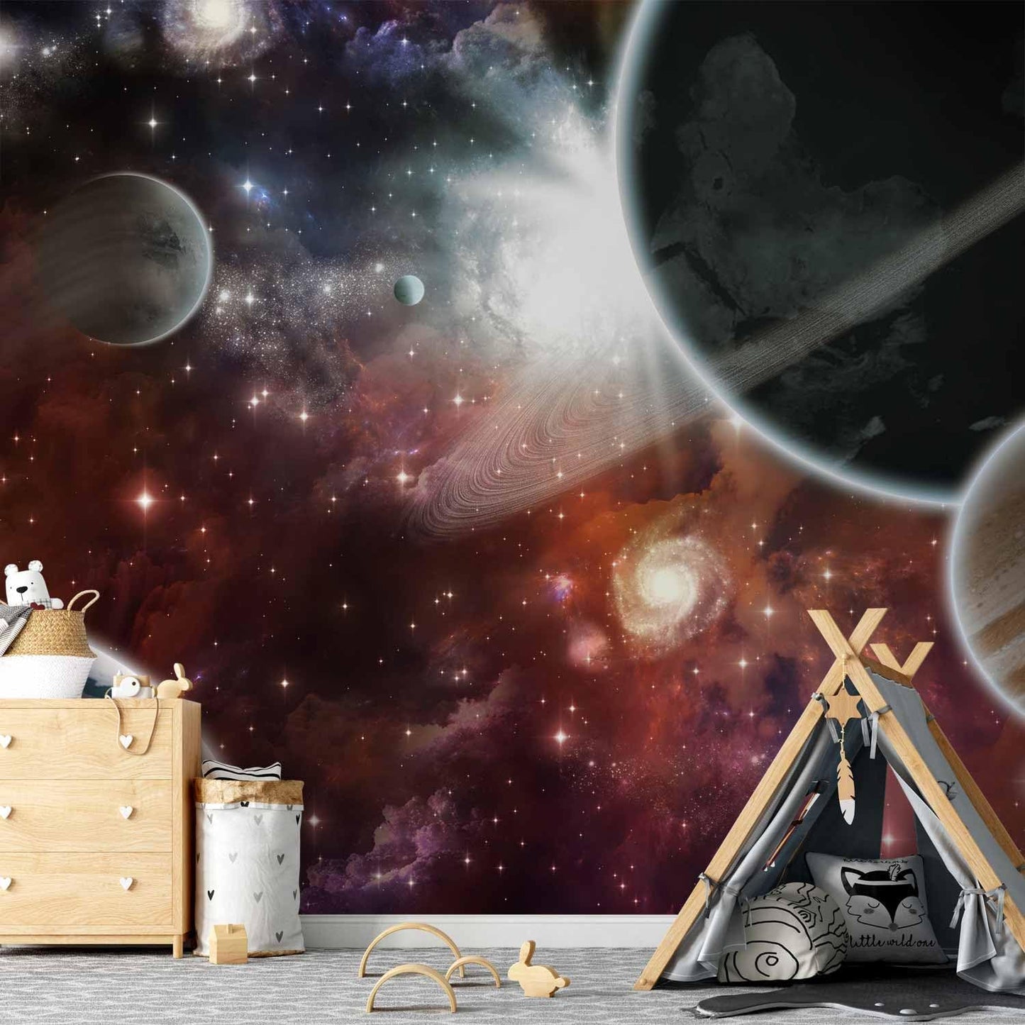 artgeist Premium Wall Mural Cosmos Galaxy 197x138 in - Non-Woven Wallpaper Fleece Wall Decor Photo Print Picture Image Design Home 10110905-32