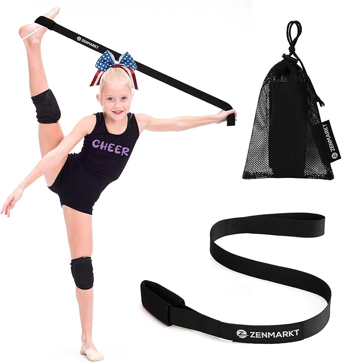 Stretching Strap for Cheer – Flexibility Stunt Strap for Cheerleaders – Durable Cheer Stretching Bands for Improved Flexib...