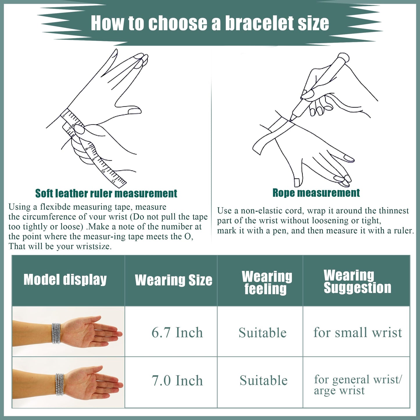 Badu Silver Beaded Bracelets for Women Silver Plated Bracelet Stretchable Adjustable Bracelet