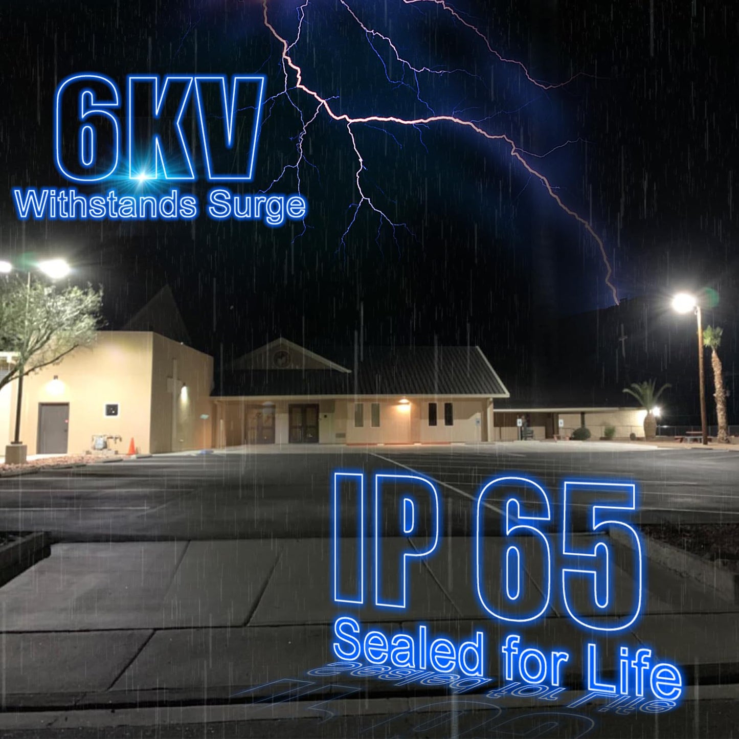 2Pack 480W(486X1W Led) Led Parking Lot Lights 72000Lm (150Lm/W) 5000K Etl Listed Led Parking Lot Lighting With Smart Photocell & Arm Mount (Coverage: 66~130Ft At Height:30~60Ft) 7Yrs Warranty