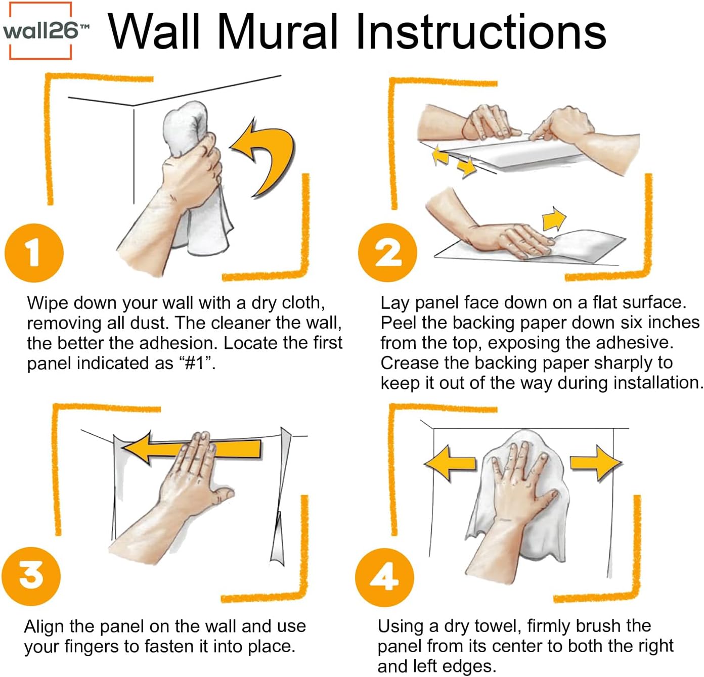 wall26 - Grunge Concrete Wall - Removable Wall Mural | Self-Adhesive Large Wallpaper - 66x96 inches