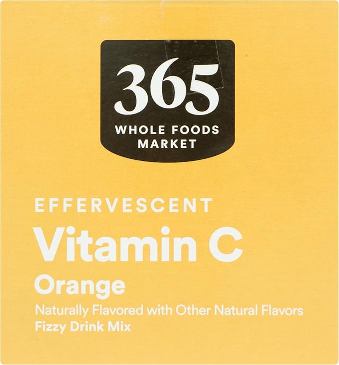 365 by Whole Foods Market, Effervescent C Powder Orange, 30 Count