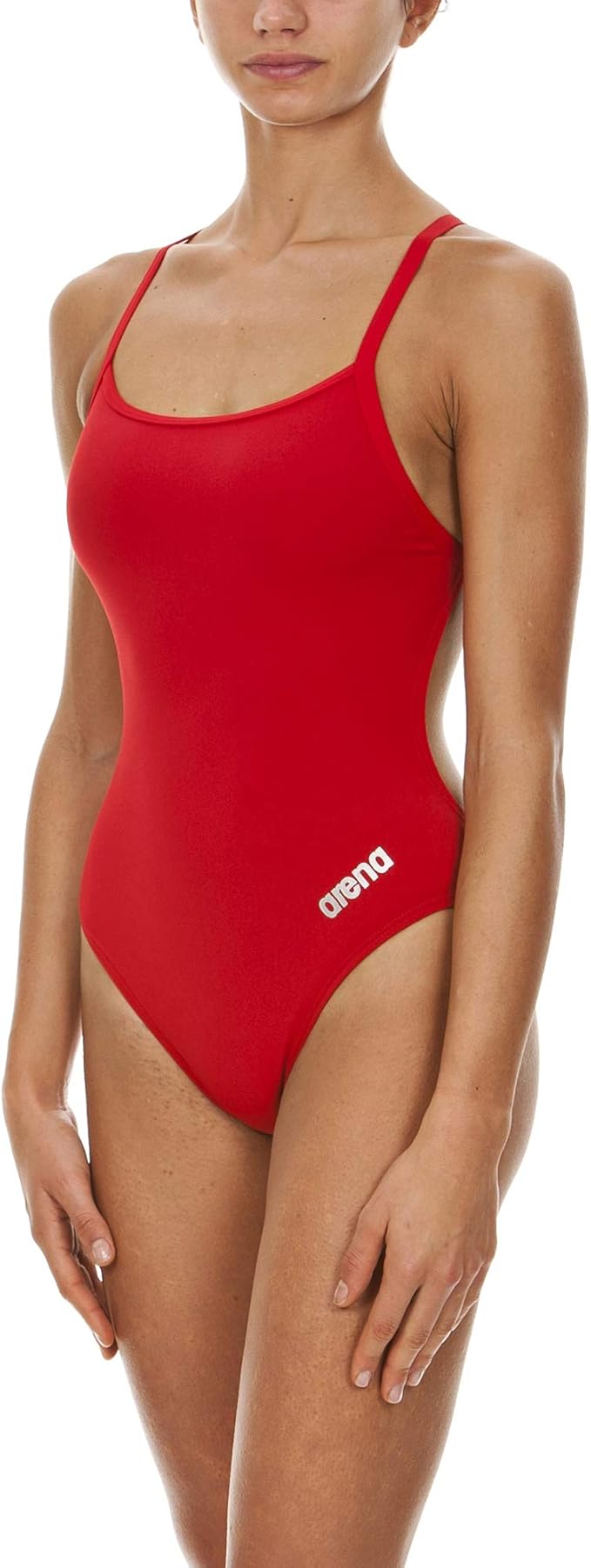 Arena Women's Team MaxLife Swimsuit Solid Challenge Back Sports One Piece Competition Training Bathing Suit Athletic Swimwear
