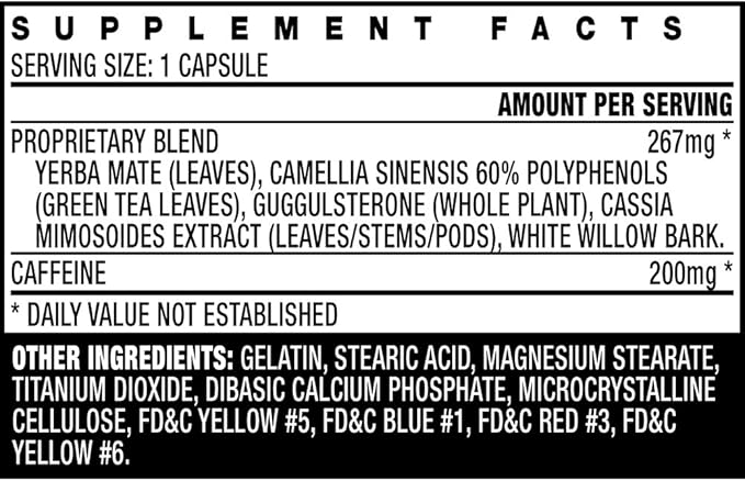 Stacker 2 Fat Burner Capphedra Free, 100-Count Bottlesules, E