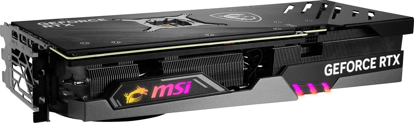 MSI GeForce RTX 4070 Ti Gaming X Trio 12GB Graphics Card - 2760 MHz, 192-Bit, Tri-Frozr 3, 2.4"x5