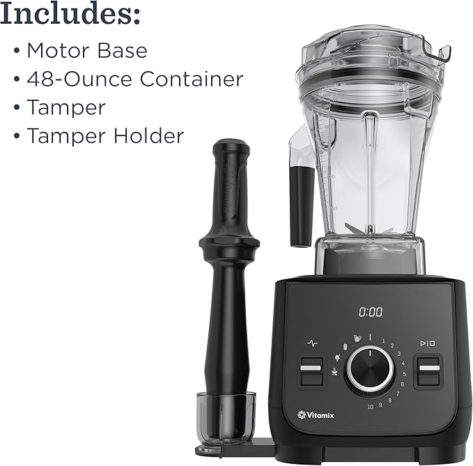 Vitamix Ascent X2 Blender with Three Blending Programs, Self-Cleaning Program, Professional-Grade Blender for Smoothies, Soups and More, Stainless-Steel Blades, 48 Oz Container, Nano Gray