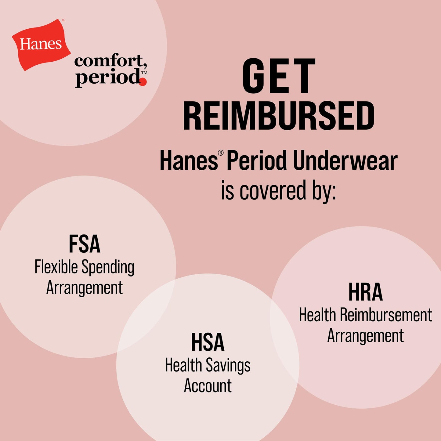 Hanes Women's Comfort, Period. Boxer Briefs, Super Leak Post-Partum & Period Underwear, 2-Pack