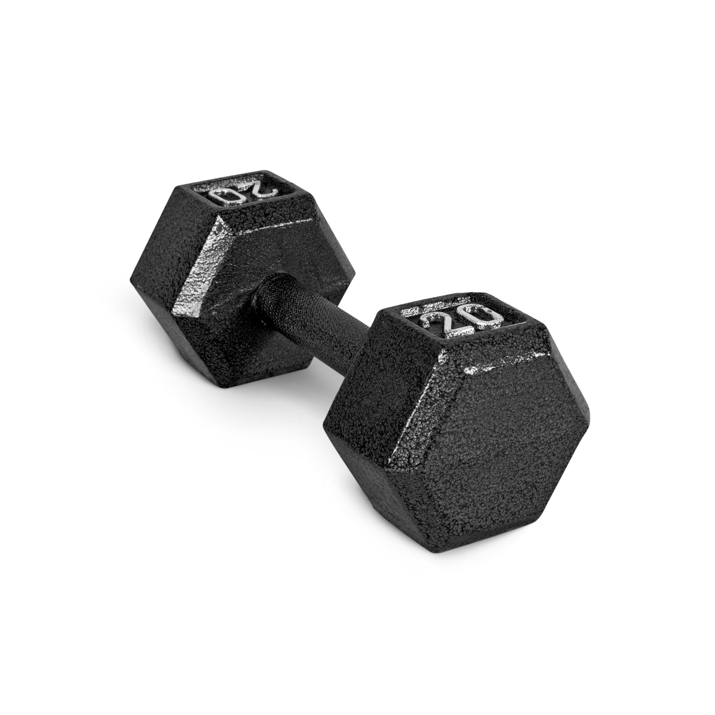 CAP Barbell Cast Iron Hex Dumbbell, Black, Single, 20 lb