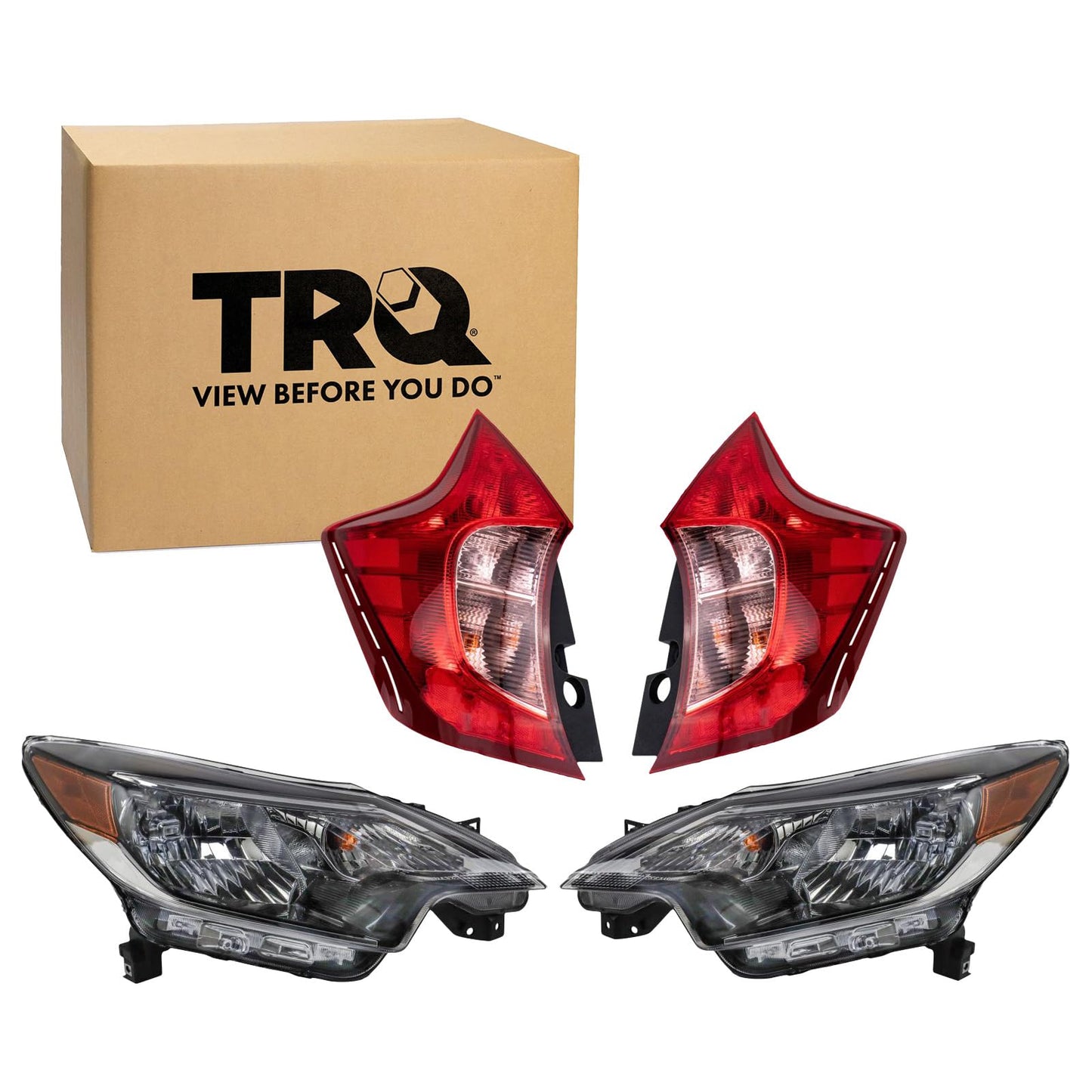 Trq Lighting Kit Ni2502257 Ni2503257 Ni2800200 Ni2801200 Compatible With 2017-2019 Nissan Versa Note
