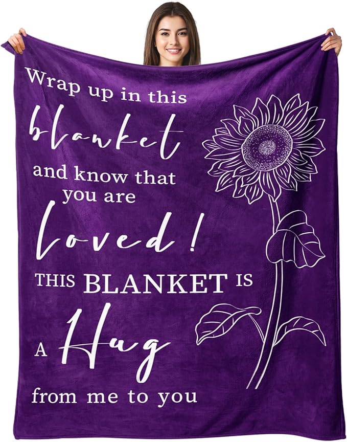 Get Well Gifts for Women After Surgery - Hug Blanket - Thinking of You Gift for Mom Friend Sister - Feel Better Inspiratio...