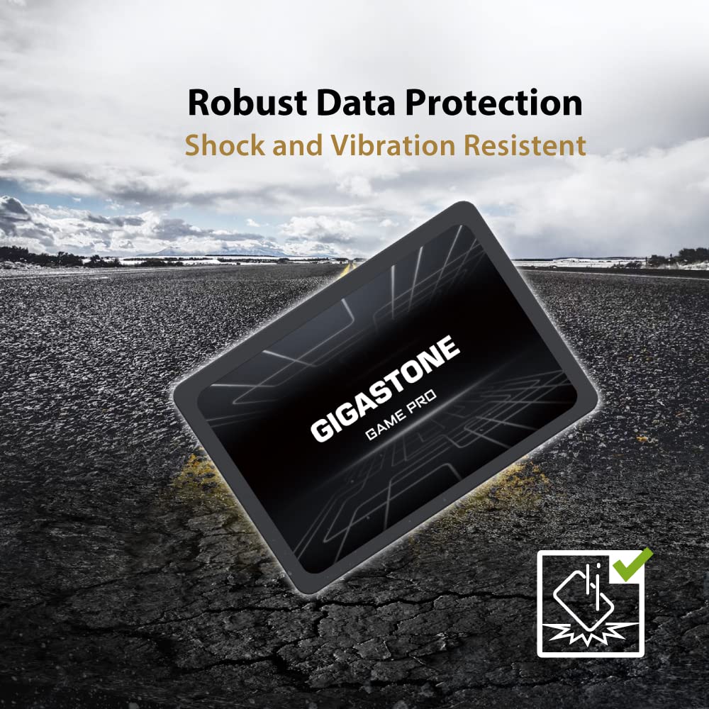 Gigastone Sata Ssd 1Tb 2.5 Inch Ssd 530Mb/S Upgrade Laptop Pc Memory And Storage Ps4 Hdd Replacement 2.5 Internal Solid State Ha