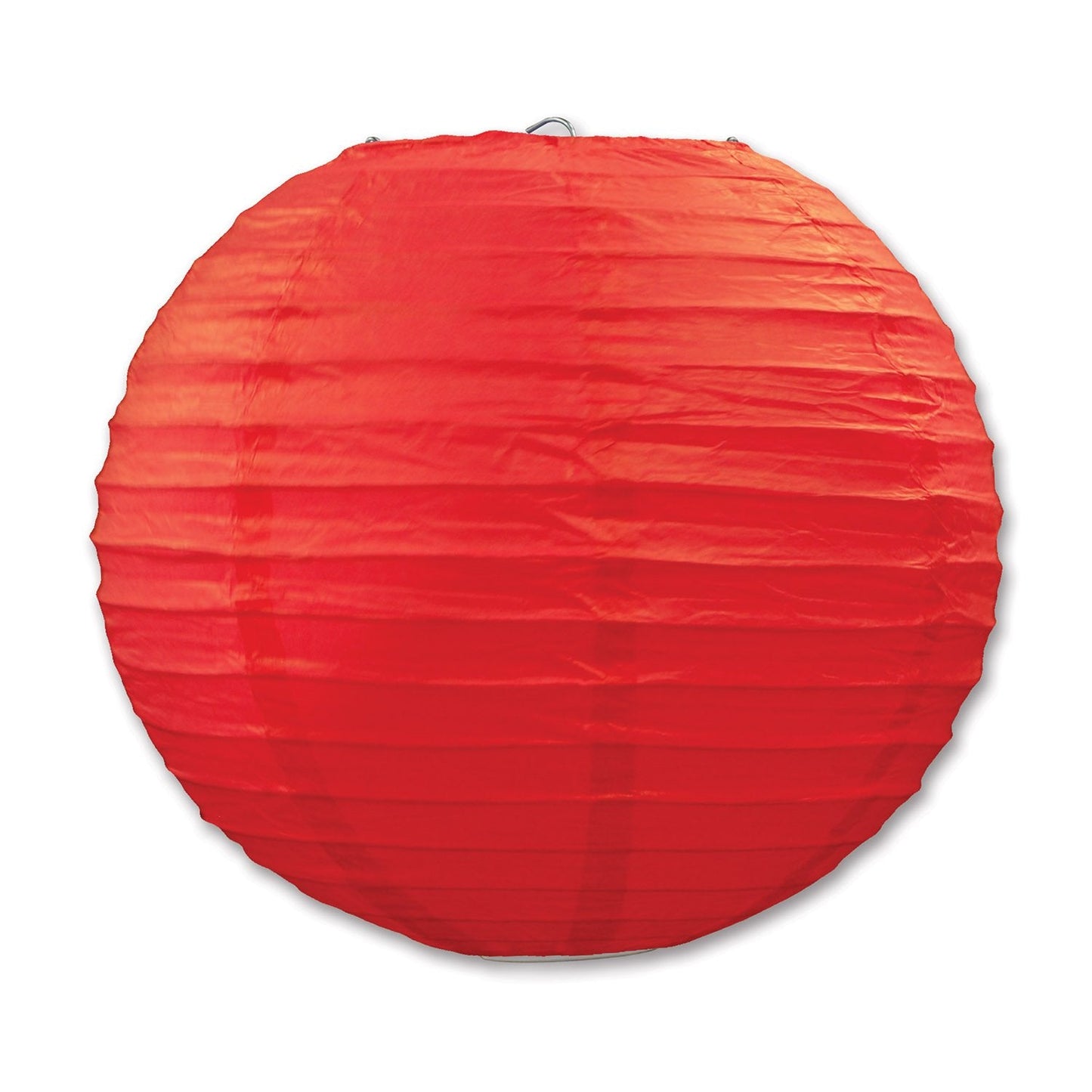 Beistle Red Paper Lanterns, 3 Piece Set, 9.5 inches, Paper Material, Model 54570-R