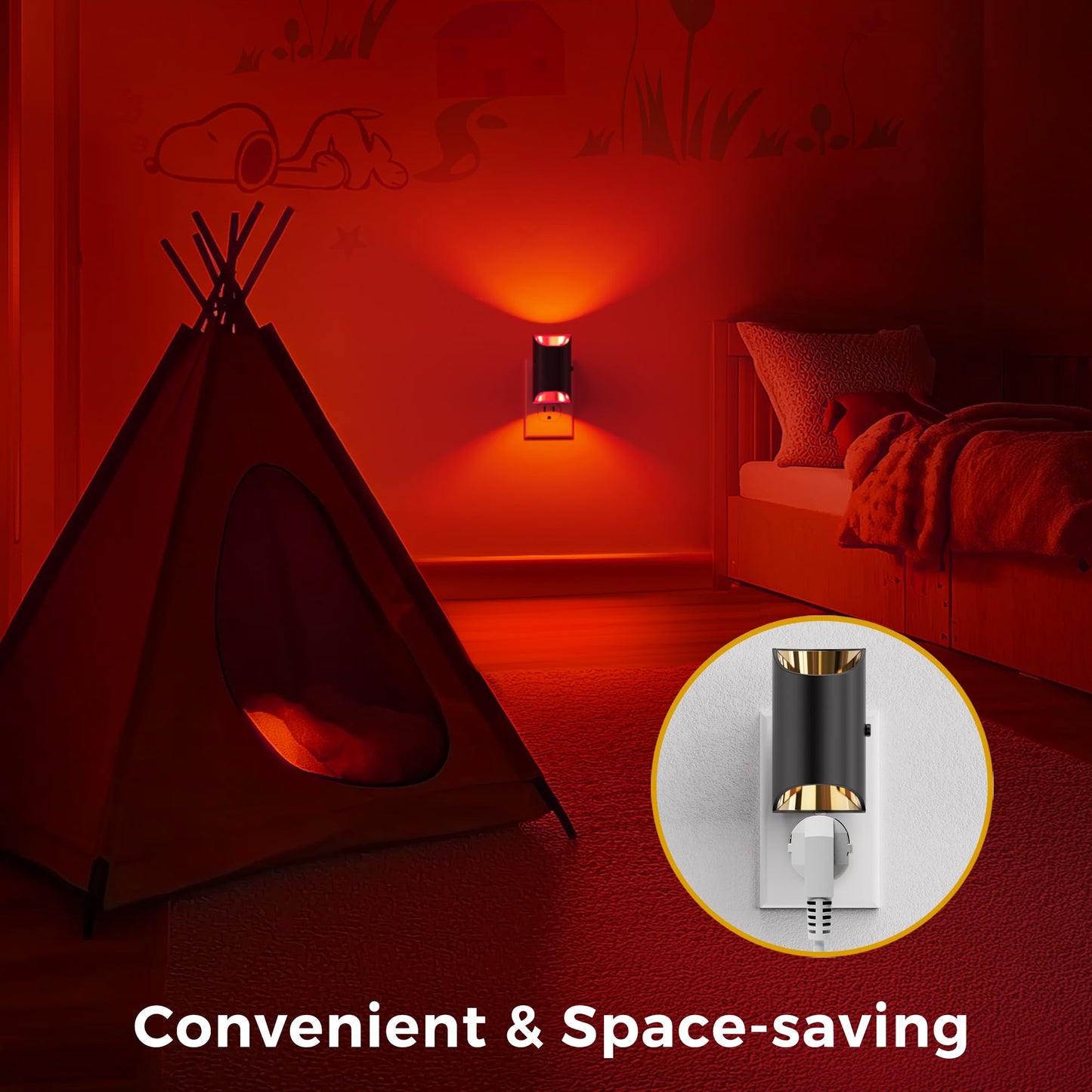 L Lohas Led Night Lights Plug Into Wall  Plug In Night Light With Dusk To Dawn Sensor  Color Changing Nightlight For Kids Hallway Bedroom Stairway Bathroom Gift And Party  2 Pack
