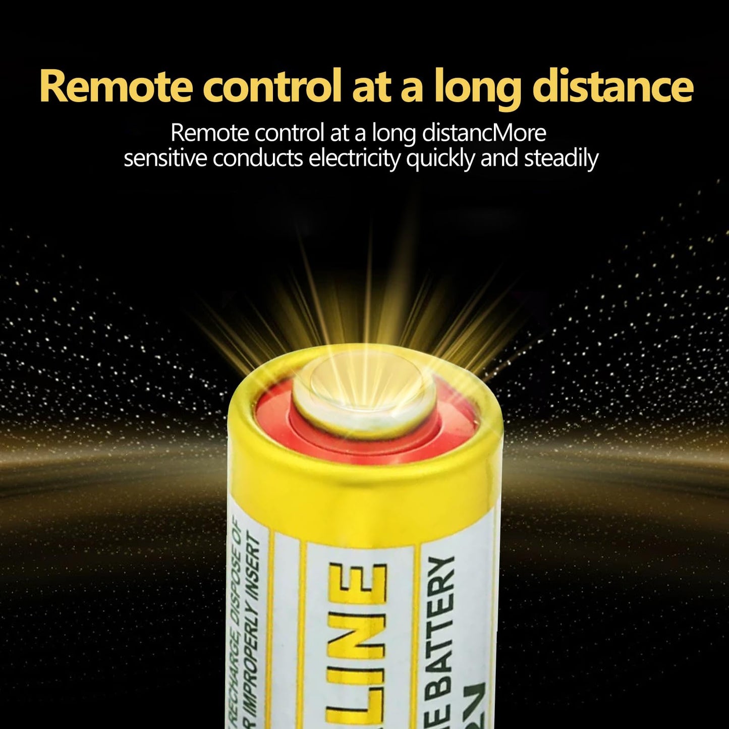23A 12 Volt Battery, 12V Battery For Remote, Alkaline 5 Pack, For Remote Control,Doorbell,Alarm Clock,Car Key,Igniter