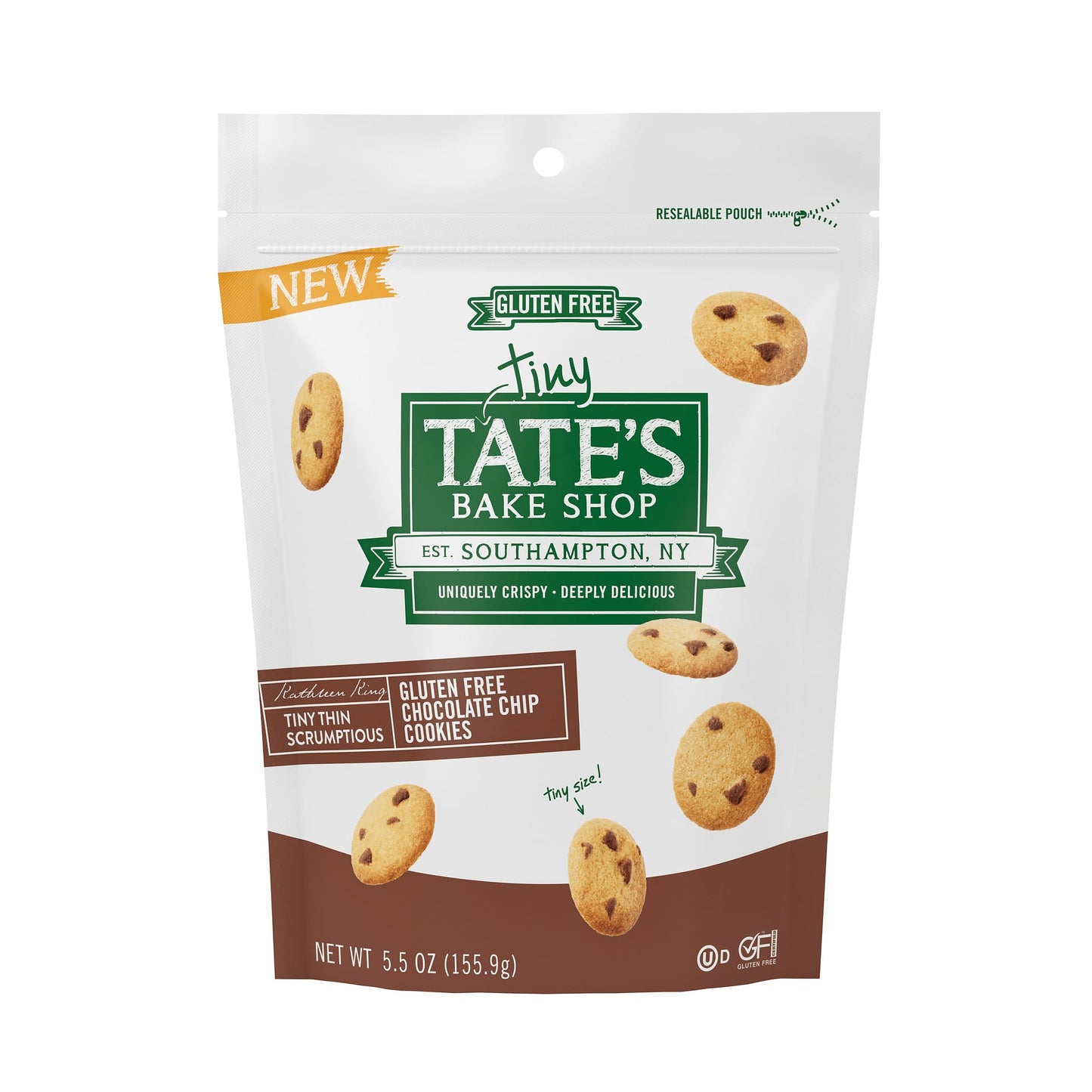 Tate's Bake Shop Tiny Gluten Free Chocolate Chip Cookies - 5.5 oz