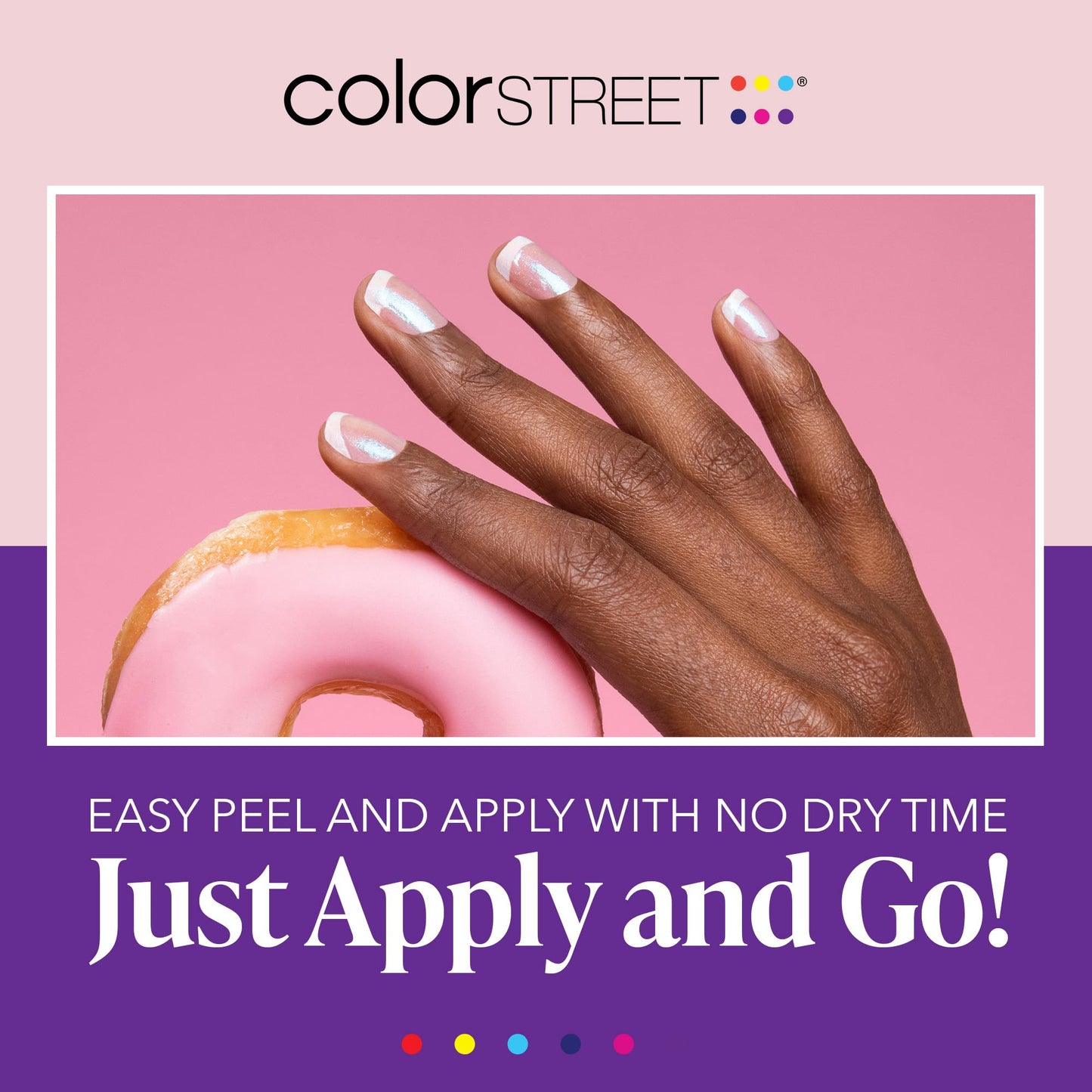 Color Street Glazed Over Nail Strips