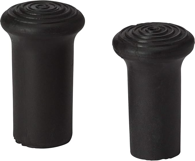 Komperdell Rubber Regular Walk Tip for Trekking Pole, Black