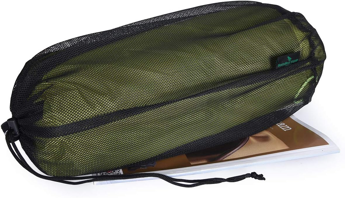 5pcs Nylon Mesh Bag Travel Stuff Sack Sports Equipment Bag BVP01XL