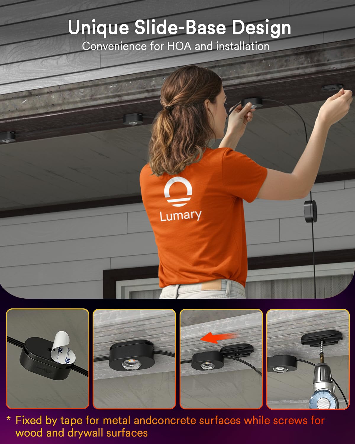 Lumary Smart Permanent Outdoor Lights 2 With Remote  150Ft With 90 Rgbaicw Leds 5400Lm For Daily And Accent Lighting  110+ Scenes For Halloween Christmas Decor  Compatible With Alexa Google  Black