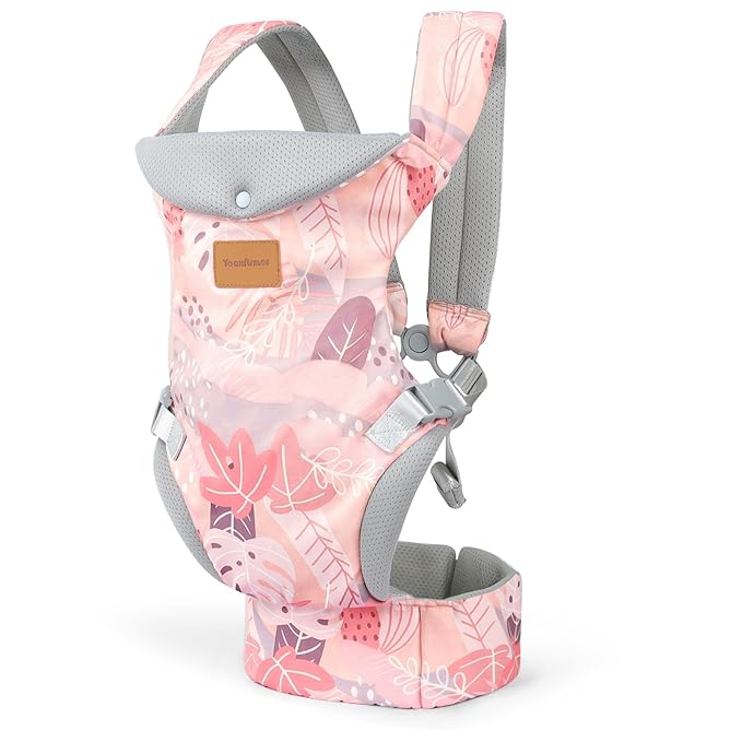Baby Carrier, Ergonomic Adjustable Toddler Carriers for 7-33 Lbs, Cozy Lightweight Infant Carrier with Neck Support, Baby Chest Carriers with Lumbar Support for Parents (3-36 Months)