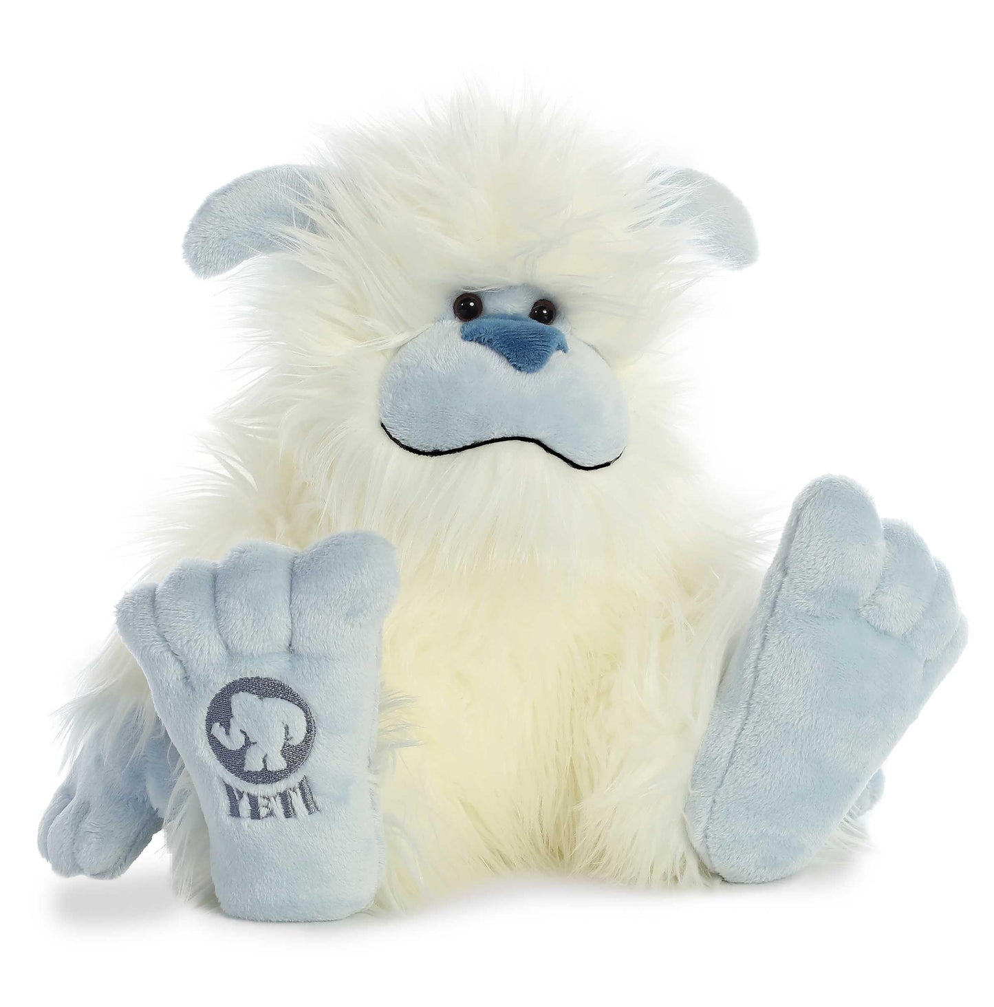 Aurora® Mysterious Fantasy Yeti Stuffed Animal - Mythical Companion - Imaginative Adventures - White 10 Inches