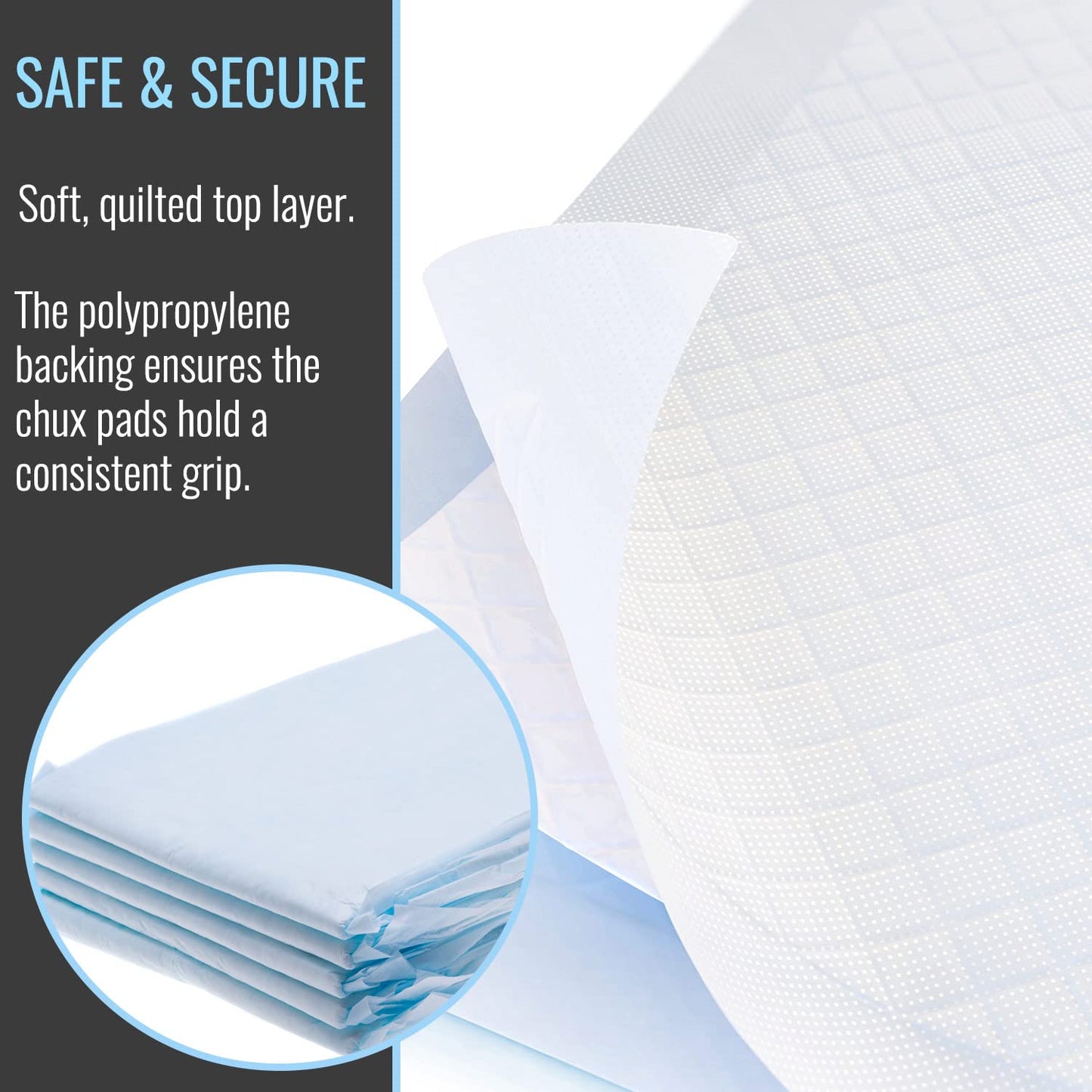 DMI Extra Large 36" x 36", 50 Count, Ultra Protective Incontinence Bed Pads for Women and Men, Elderly, Kids Bed Wetting, Absorbent Chucks, Furniture Protection, FSA/HSA