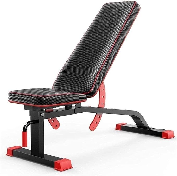 SLGGPJBU Weight Bench Adjustable Workout Bench - Multifunctional Dumbbell Bench, Sit Up Bench Foldable Fitness Training We...