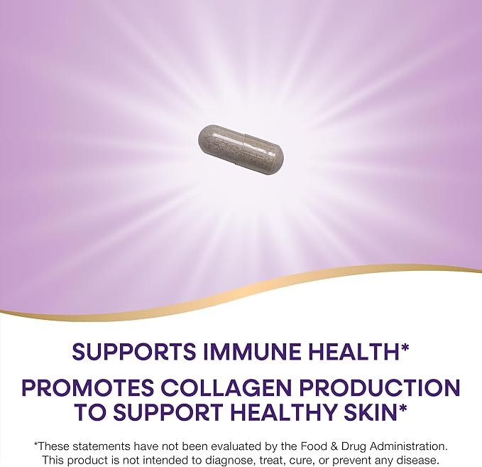 Nature's Way Extra Strength** Vitamin C with Rose HIPS, Supports Immune Health*, Collagen Production*, High Potency Vitamin C, 250 Capsules (Packaging May Vary)