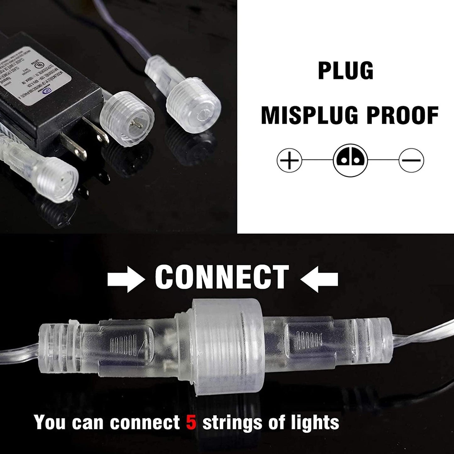 Dazzle Bright Meteor Shower Christmas Lights, 864 Led, Waterproof Blue, 11.8 Inch Tubes, Model Hb-300Coi For Trees & Yards