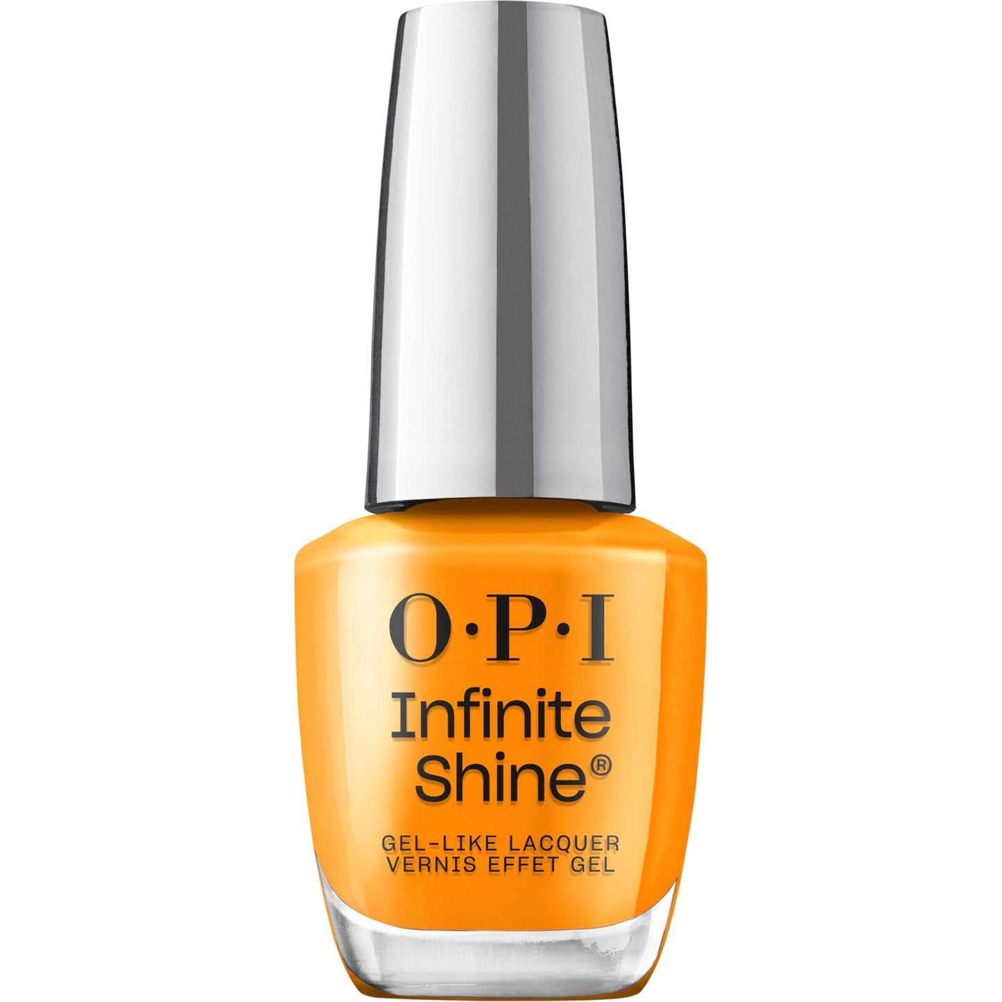 OPI Infinite Shine Vogue Into the Sunset | Opaque Bright Orange Long Wear Gel Like Crme Nail Polish | Make 'Em Jelly! Collection