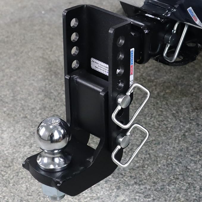 Shocker XR Adjustable Drop Hitch, Fits 2-1/2"Hitch Has 2" Ball 0-7-1/2" Drop