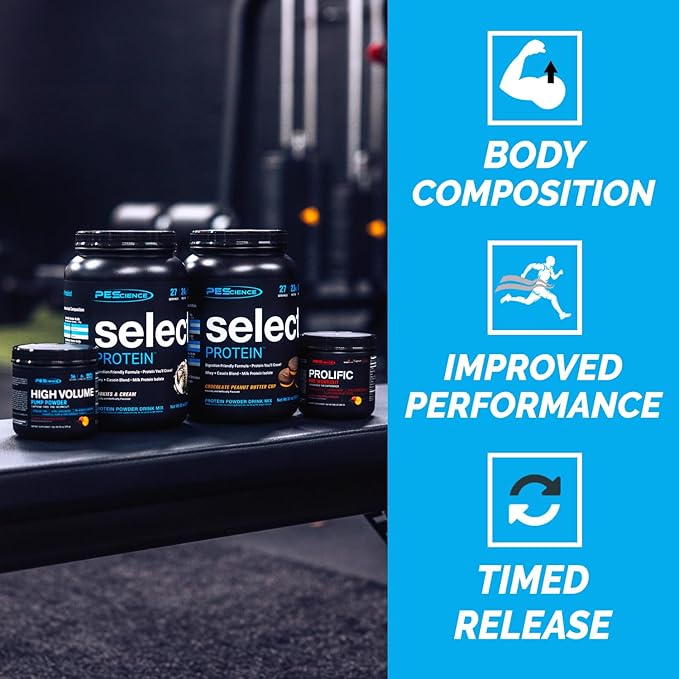 PEScience Select Low Carb Protein Powder, Cookies and Cream, 5 Serving, Whey and Casein Blend, Keto Friendly, Gluten Free, Best Tasting, Clean Isolate for Women and Men