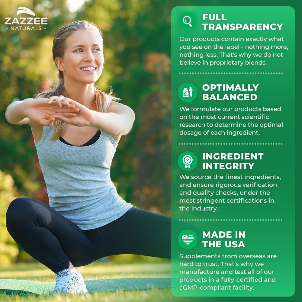Zazzee D-Mannose, 1000 mg per Serving, 240 Vegan Capsules, 4 Month Supply, Potent & Fast-Acting, Certified Kosher, 100% Pure, All-Natural Urinary Tract Health Support, 100% Vegetarian, Non-GMO