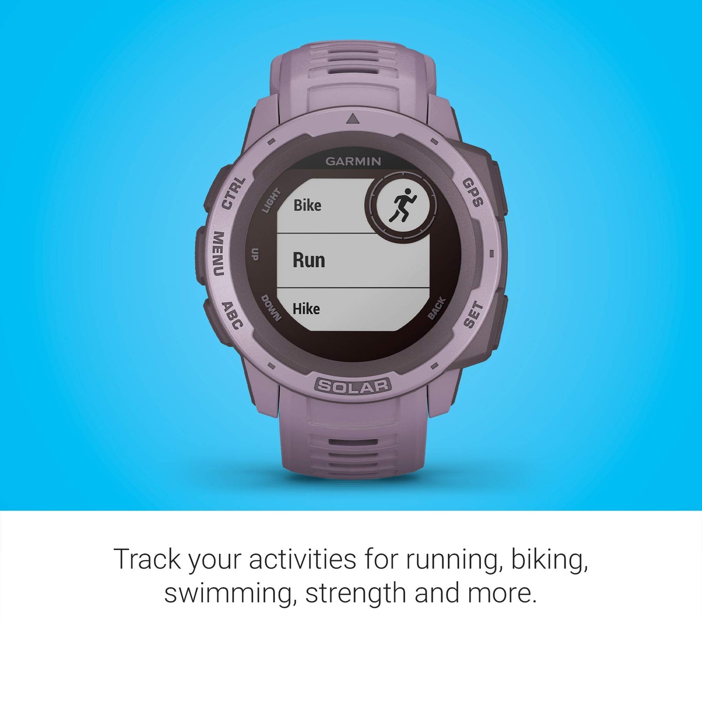 Garmin Instinct Solar, Rugged Outdoor Smartwatch With Solar Charging Capabilities, Built-In Sports Apps And Health Monitoring, O