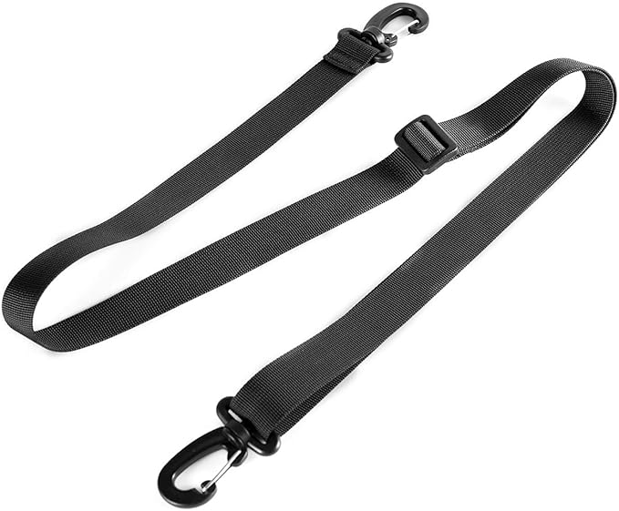 OneTigris Shoulder Straps Replacement Adjustable Strap for Briefcase Messenger Bag, Black